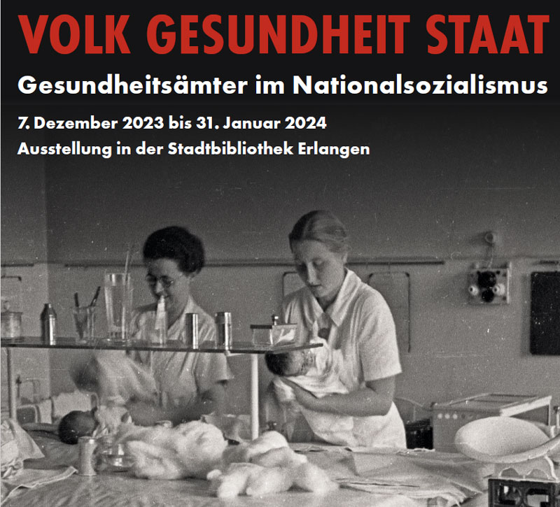 Schwestern auf der Säuglingsstation der Frauenklinik, um 1935 - Foto: Stadtarchiv Erlangen
